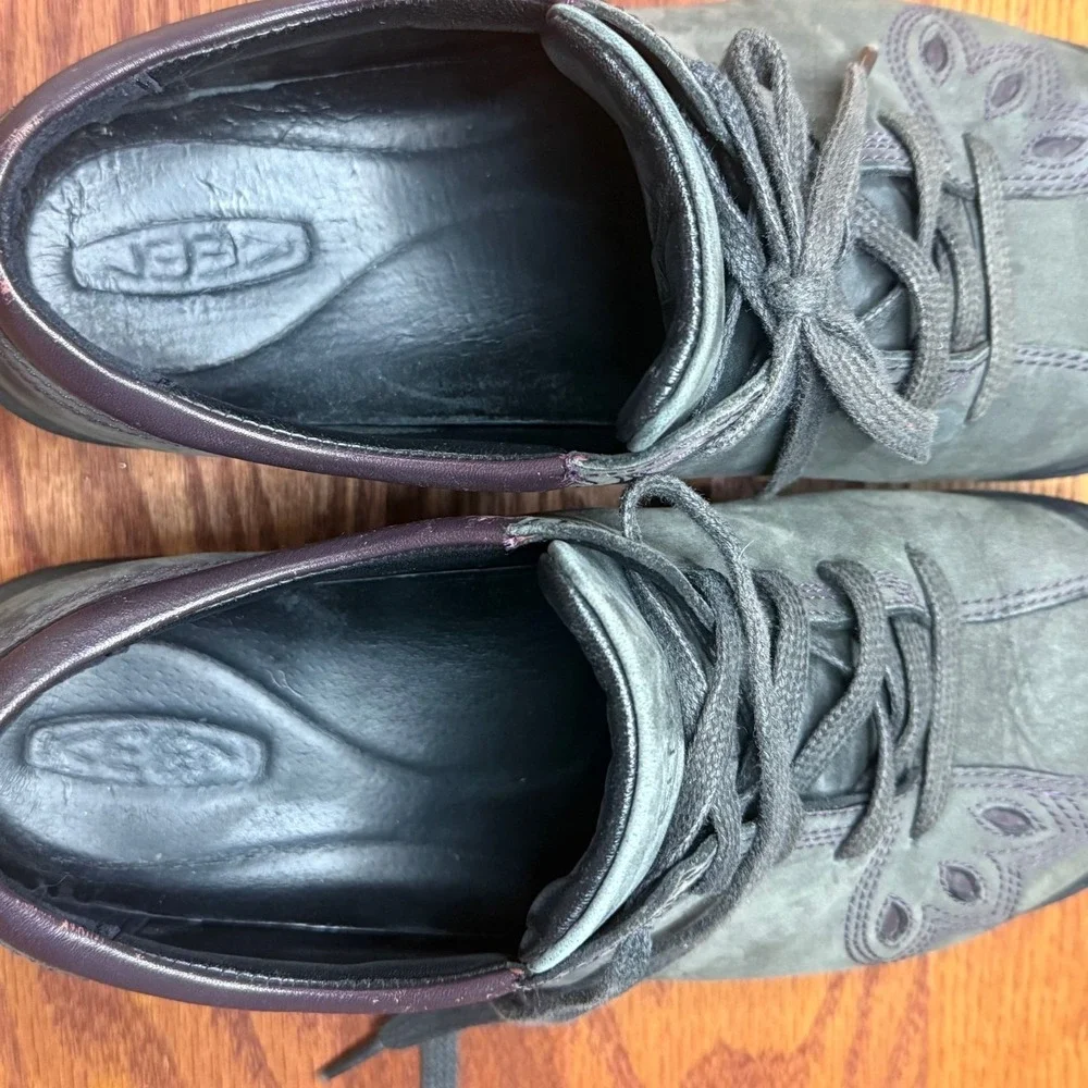 Keen Womens Green/grey Hiking Shoes size 10 outdoor adventure‎ traction gorpcore - Picture 6 of 9